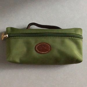 Longchamp cosmetic case with handle